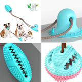 Balle interactive pour chien en silicone 