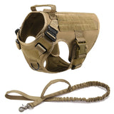 K9 Tactical Military Harness and Leash Set