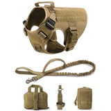 K9 Tactical Military Harness and Leash Set