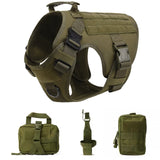 K9 Tactical Military Harness and Leash Set