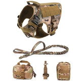 K9 Tactical Military Harness and Leash Set