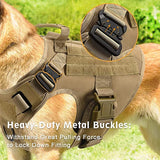 K9 Tactical Military Harness and Leash Set