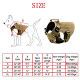 K9 Tactical Military Harness and Leash Set