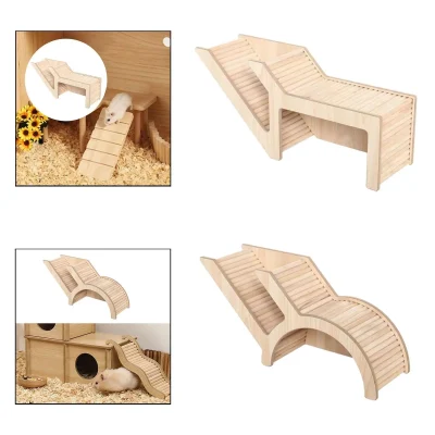 Hamster Habitat And Shelter,Wooden Hideaway for Small Pets,Play Structure for